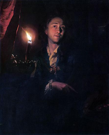 Godfried Schalcken Self-portrait. oil painting image
